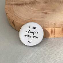 1PC Pocket Token, Wedding Gift, Coin, Lucky Coin, Pocket Coin, Wedding Token, Love Token, I Love You, Personalized Coin Gift For Boyfriend Husband