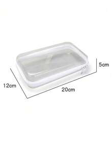 PVC Zipper Storage Box, Transparent Hard Zipper Protective Case, Transparent Hard Stackable Toy Storage Bag, Home Storage Box, Multi-Purpose Transparent Storage Box, Suitable For Clothing Storage, Fully Functional Storage Bag, Transparent Zipper Bag, Portable Travel Storage Box, Storage Bag, Digital Product Storage - Multicolor - View 8