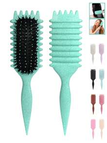 卷发定型刷，2025 新款卷发刷，通风发刷，适用于女性和男性的卷发梳理、造型和定型，减少拉扯