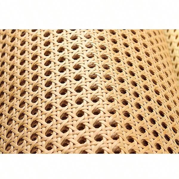 DIY handgefertigter Rattan-Geflecht-Gurt - strapazierfähiges segmentiertes Material - perfekt für Basteleien und Gartenprojekte (Kaffeefarbe)