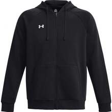Under Armour Rival Men's Full Zip Hoodie Black - Black /  / White - View 1
