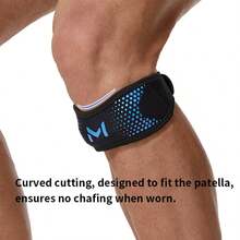 Knee Pas Premium Knee Patella Straps - Adjustable Sports Knee Pad, Patella Stabilizer Band Knee Brace Support Secure Fit Design For Hiking Soccer Basketball Outdoor Cycling, Fitness, Running