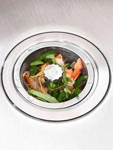 1pc Universal Kitchen Sink Drain Strainer, Stainless Steel Sink Drain Cover Filter, Odor Proof Kitchen Items Kitchen Accessories Kitchen Tools