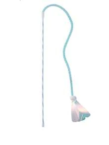 1pc Cat Teaser Wand With Insect Replaceable Heads, Interactive Cat Toy