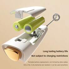 1pc High-Quality Stainless Steel Milk Frother, Quick Foaming, Dense Milk Foam, Enhances Coffee Experience - Multicolor - View 7