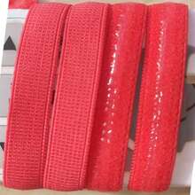 5 yardas/1cm de ancho Cinta elástica de silicona de alta resistencia, banda elástica antideslizante para correa de hombro, puño de manga, traje de baño, mangas, pelucas, corpiño de vestido y talla grande, multicolor - Multicolor - Ver 15