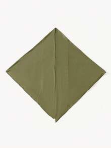 1件/2件装女士纯色便捷套头头巾，伊斯兰祈祷头巾，适合日常穿着。