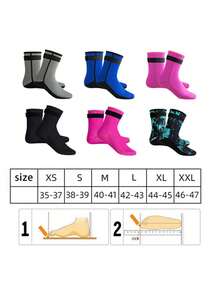 Șosete de plajă impermeabile, cu tub lung, rezistente la uzură