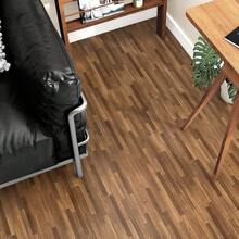 ucdfi 1 Roll Vinyl Flooring Thickened Wood Grain PVC Self-Adhesive Stickers Waterproof Floor Wall Decals For Indoor Home Decor Wall Paper Wallpaper Peel And Stick Waterproof And Wear-Resistant Stickers Wall Stickers Wall Decor Room Decor - Mocha Brown - View 7