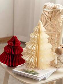 1 pièce Ornement d'arbre en forme de nid d'abeille de 9,9 cm pour le festival de Noël, décoration de Noël, décoration de papier en nid d'abeille pour arbre de Noël, décoration de fête de Noël, décoration de table de Noël, fête du Nouvel An, décoration d'ambiance du festival de Noël, convient pour la décoration de Noël, le salon, la chambre, le bureau, les cadeaux de Noël, les cadeaux de fête (avec une lanière), décoration hivernale de la pièce