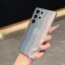 Colorful Wavy Pattern Shockproof Anti-Slip Phone Case, Compatible With IPhone 11 12 13 16 15 14 13 12 11 Pro Max XS XR X 7 8 Plus SE 12 13, Redmi, Infinix, Nothing Phones, Minimalist Design - متعدد الألوان - مشاهدة 3