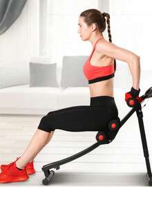 Abdominal Exerciser, Home Fitness Equipment For Abdominal Muscle Training, Core Workout, Waist Slimming - Black - View 2