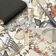 1pc Flower Non-Slip Silicone Faucet Stain-Resistant And Washable Drainage Pad, Kitchen Drainage Pad, Suitable For All Kinds Of Faucets In Bathroom And Kitchen. - Multicolor - View 9
