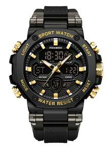 Foxbox LIGE Fashion Teenager Watch Waterproof Luminous Watch Electronic Display Date Calendar Small Window Accurate Clock Multifunction