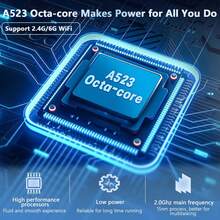 Qetupa 10.1 Inch Android 14 Tablet, 4GB RAM + 128GB ROM, A523 Octa - Core 2.0GHz, 1280x800 High - Definition IPS Touch Screen, 5MP + 8MP Dual Cameras, 6000mAh Battery, Supports 1TB SD Expansion, BT5.4 & 802.11ac WiFi 2.4G/6G Wireless - Black - View 2