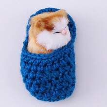 1 件可爱睡猫雕像，微型猫玩具，手工工艺礼物，儿童益智玩具 - 彩色 - 查看 13