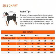 1 件法兰绒圣诞格子保暖宠物连体衣，猫/狗秋冬睡衣，圣诞节 - 紅色 - 查看 11
