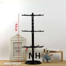 Keychain Holder Rack, Small Pendant Display Rack, Storage Rack, Rotating Rack - 2 layers of rotation - View 21