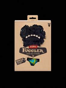 ZURU FUGGLER 9inch Fluffy Plush Monster Toy With Banana Print Underwear - Funny Ugly Doll Gift Collection