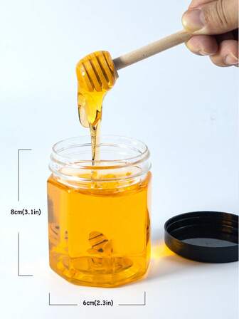 透明蜂蜜主题粘液，看起来像蜂蜜果酱，不可食用，不粘，可拉伸和挤压的 ASMR 减压玩具