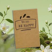 12 Pcs Make Us Happy Notebook Supplies Mini And Simple Convenient To Carry Suitable For Travel In Bulk Mini Notebooks Convenience Exquisite And Beautiful - 12pcs - View 5