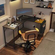 Silla Oficina en Casa,Silla Trabajo Giratoria Cuero PU con Respaldo Bajo y Brazos,Silla Escritorio con Ruedas Ajustable en Altura para Niños,Adolescentes y Adultos Marrón - Gama alta 1 - Ver 8