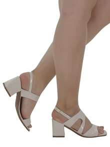 Bianca Naty Shoes Women's Formal Elegant Party Comfortable High Heel Thick Heel Spring Summer Sandal - Tắt - Xem 5