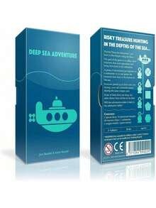 深海探险棋盘游戏，成人及家庭适用 - 标准版，策略冒险，适合14岁以上玩家，纸质组件，水下探险主题 - 最令人上瘾的卡牌游戏，适合成人和青少年的趣味游戏之夜！简单有趣，是理想的节日礼物 - 深海冒險 - 查看 4