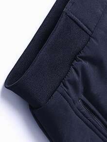 Thermal Lined Jacket, Fashionable, Warm, Casual, Suitable For Men's Daily And Outdoor Sports Wear In Autumn/Winter - Navy Blue - View 5