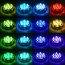 13 LEDs Submersible Light With Remote Control Underwater Night Lamp For Pool Vase Bowl Wedding Party Decoration Underwater Light - 4PCS-13LED - View 6