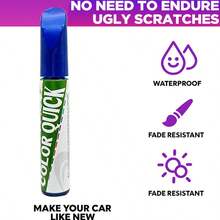 Home Paint Supplies And Tools - Touch-Up Paint Pen, Paint Touch-Up Pen For On-The-Go Vehicle Scratch Repair. Household Version Of Paint Touch-Up Pen, Compatible With Various Vehicle Models.