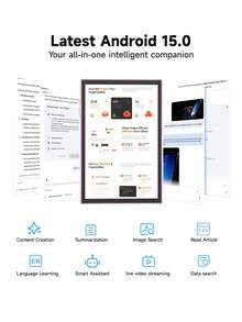 Coopers Android 15 Tablet, 10.1 Inch WIFI Tablet PC, 3GB RAM, 32GB ROM, Support 1TB Expandable, Quad-Core, 2.4G+5G WiFi, Dual Band WiFi6, HD IPS Screen, 2MP + 5MP Dual Camera, 1280 * 800 IPS HD Touch Screen,6000mAh Battery, Support Widevine L1(No Adapter) ﻿ - Pink - View 6