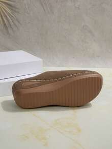 Eleganti e alla moda, nuove ciabatte da donna con platform, comode e con suola morbida, adatte per primavera/autunno, ideali per casa, passeggiate e pendolarismo