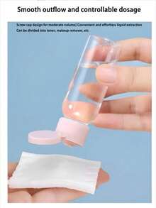 1 Set Travel Refillable Bottles, Portable Cosmetic Spray Bottles, Shampoo, Lotion, Cream, Perfume Refill Containers