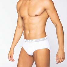 Cueca Lupo Slip Microfibra Sem Costura 691-002 - Branco - Visão 4