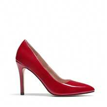 Women Stiletto High Heel Pumps Pointed Toe Solid Color Elegant Fashionable Wedding Party Court Shoes Suitable For Both Formal And Casual Occasions - ĐỎ-PAT - Xem 5