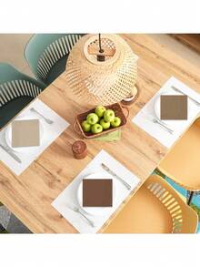 20/60/120片秋色棕色鸡尾酒餐巾秋季主题甜点餐巾裸棕色乳白色一次性饮料餐巾适用于秋季感恩节派对婚礼婴儿洗礼用品