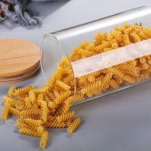 2/4 piezas, Recipientes de almacenamiento de vidrio de 1000ml/1500ml con tapa, Organización y almacenamiento, Frascos para especias, Tarro de galletas, Recipiente de almacenamiento de café, Almacenamiento de cocina, Recipiente para especias, Tarros de vidrio herméticos