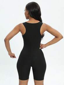 1 Stück Damen Fitness Yoga Schwitz-Sauna-Anzug, Workout Schwitz-Weste Bodysuit, Schweiß-verstärkende Sportbekleidung, leicht für den Sommer