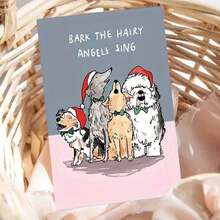 Unique Cartoon-Themed Christmas Greeting Card For Friends & Family - Ideal Holiday Gift