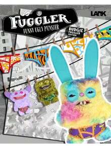 Spin Master Official Genuine Budgie Fugglers, 9inch Funny Ugly Monster Plush Toys, Cute Monster Funky Tooth, Ugly Funny Adult Interesting Doll, Perfect Birthday Gift Collection For Friends And Family - Multicolor - View 3