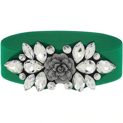 Stretch Belt Black Wide Formal Belt Women Red Belts Elastic Dressy Waist Accessories