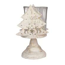 1 Pc Elegant Candle Holder Metal Candlestick Unique Pattern Candlelights Candle Stick For Christmas Dining Setting