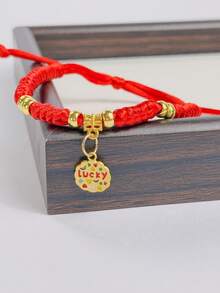 1 قطعة من اكسسوارات الحيوانات الأليفة، قلادة عنق مضفرة، طوق من الحبل الأزرق والأحمر بعقدة مباركة، لوازم الحيوانات الأليفة لمناسبات الربيع والأعياد والسنة الجديدة