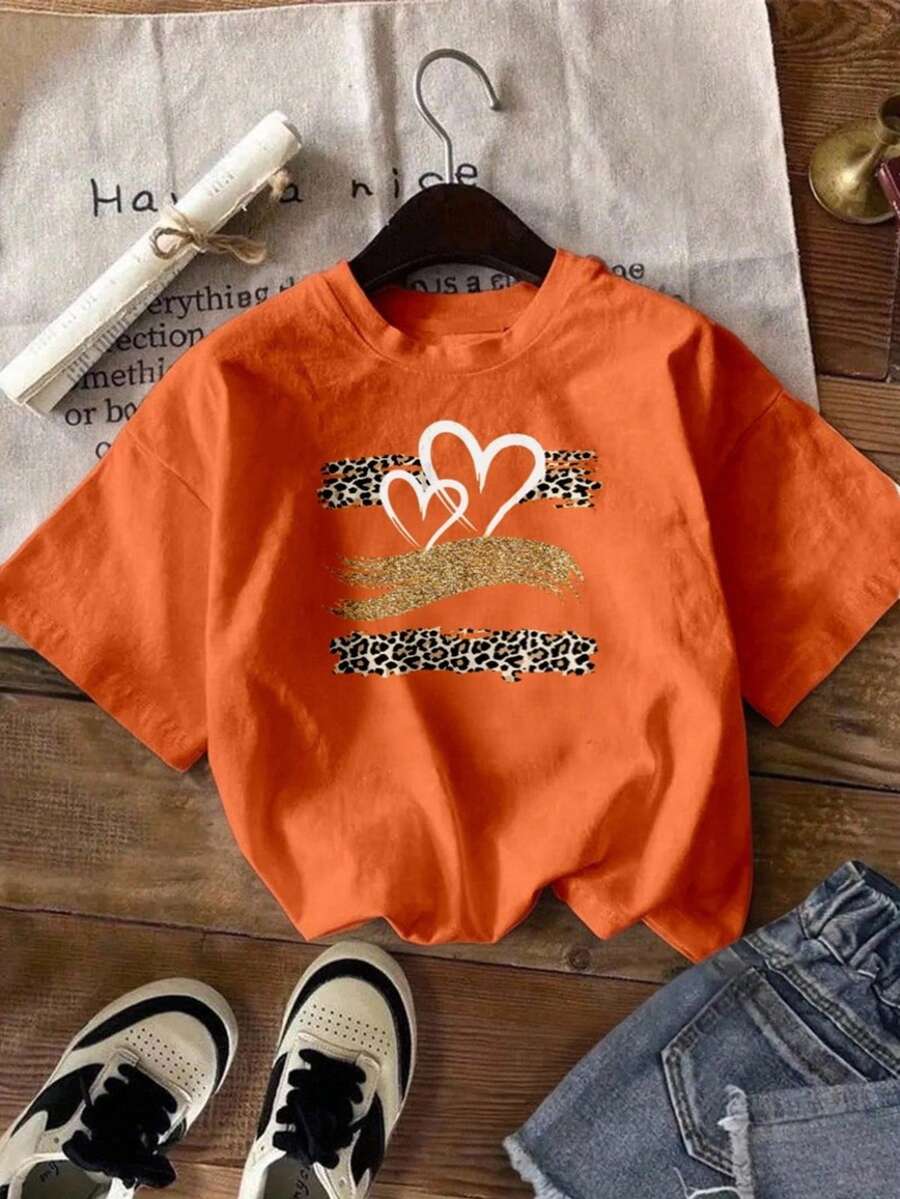 Women T-Shirts - Orange - View 1
