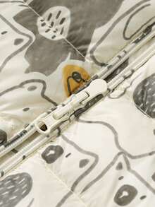 mini bala Baby 3-In-1 Down Romper Soft Warm Water-Resistant Cozy Winter Outerwear