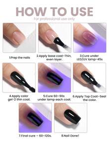 ZIMOOM طلاء أظافر جل وردي فاتح 12مل، طبيعي مناسب لجميع المواسم، طلاء أظافر يزال بالنقع تحت أشعة الأشعة فوق البنفسجية أو الليد، لفن الأظافر وهدايا العطلات للنساء والفتيات - لون بشرة - مشاهدة 5