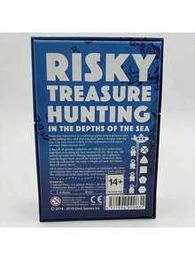 深海探险棋盘游戏，成人及家庭适用 - 标准版，策略冒险，适合14岁以上玩家，纸质组件，水下探险主题 - 最令人上瘾的卡牌游戏，适合成人和青少年的趣味游戏之夜！简单有趣，是理想的节日礼物 - 深海冒險 - 查看 8