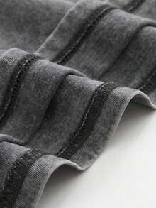 GLEC Child Of God, God Blesses You. Classic Retro Fashion Street Cross Jesus Popular Letter Pattern Print Boutique 230g Washed Cotton T-Shirt, Men's Summer High-Quality Printed Cotton Retro Fashion Retro Brand Loose, Soft And Comfortable Casual Multi-Color T-Shirt, Suitable For Outdoor Wear In Summer, With A Certain Thickness, Daily Wear And Friend Gifts, Back To School Gifts, Children's Gifts2025 - 灰色 - 查看 3