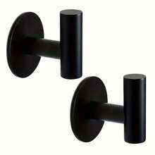 1/2/4/6/12 piezas de ganchos automáticos autoadhesivos de acero inoxidable, estantes montados en la pared para toallas, batas, abrigos y llaves para el baño y la cocina